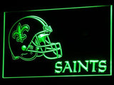 New Orleans Saints (3) LED Neon Sign Electrical - Green - TheLedHeroes