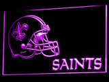 New Orleans Saints (3) LED Neon Sign USB - Purple - TheLedHeroes