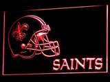 New Orleans Saints (3) LED Neon Sign Electrical - Red - TheLedHeroes