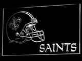 New Orleans Saints (3) LED Neon Sign Electrical - White - TheLedHeroes