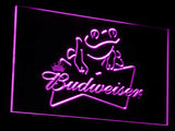 FREE Budweiser Frog LED Sign - Purple - TheLedHeroes