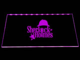 Sherlock Holmes (2) LED Neon Sign USB - Purple - TheLedHeroes