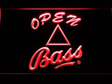 Bass Open LED Neon Sign USB - Red - TheLedHeroes