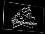 Budweiser Frog LED Neon Sign USB - White - TheLedHeroes