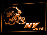 New York Jets (2) LED Neon Sign USB - Orange - TheLedHeroes