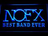 NOFX Best Band Ever LED Neon Sign Electrical - Blue - TheLedHeroes