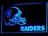 Oakland Raiders (2) LED Neon Sign Electrical - Blue - TheLedHeroes