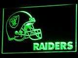 Oakland Raiders (2) LED Neon Sign USB - Green - TheLedHeroes