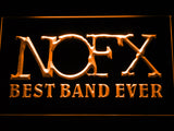 FREE NOFX Best Band Ever LED Sign - Orange - TheLedHeroes