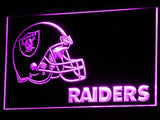 Oakland Raiders (2) LED Neon Sign Electrical - Purple - TheLedHeroes