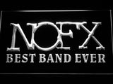 NOFX Best Band Ever LED Neon Sign Electrical - White - TheLedHeroes