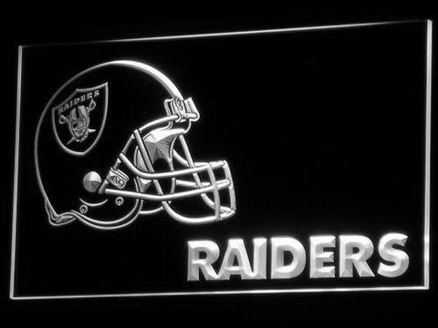 Oakland Raiders (2) LED Neon Sign Electrical - White - TheLedHeroes