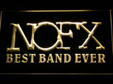 FREE NOFX Best Band Ever LED Sign - Yellow - TheLedHeroes