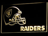 FREE Oakland Raiders (2) LED Sign - Yellow - TheLedHeroes