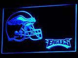 Philadelphia Eagles (3) LED Neon Sign Electrical - Blue - TheLedHeroes