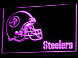 Pittsburgh Steelers (4) LED Neon Sign USB - Purple - TheLedHeroes