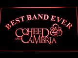 FREE Coheed and Cambria Best Band Ever LED Sign - Red - TheLedHeroes