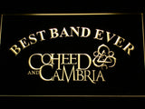 FREE Coheed and Cambria Best Band Ever LED Sign - Yellow - TheLedHeroes