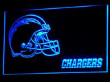 San Diego Chargers (3) LED Neon Sign USB - Blue - TheLedHeroes