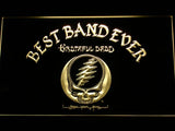Grateful Dead Best Band Ever LED Neon Sign USB - Yellow - TheLedHeroes