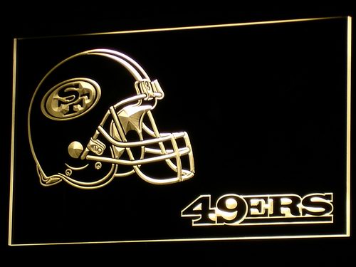 FREE San Francisco 49ers (2) LED Sign - Yellow - TheLedHeroes