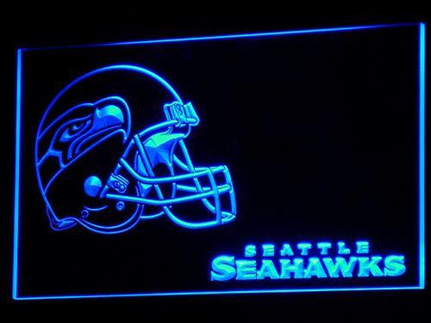 Seattle Seahawks (3) LED Neon Sign Electrical - Blue - TheLedHeroes