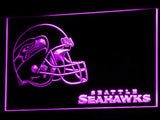 Seattle Seahawks (3) LED Neon Sign Electrical - Purple - TheLedHeroes