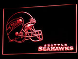 Seattle Seahawks (3) LED Neon Sign Electrical - Red - TheLedHeroes