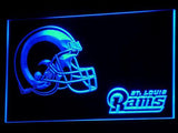 Saint Louis Rams (3) LED Neon Sign Electrical - Blue - TheLedHeroes