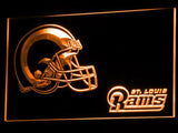Saint Louis Rams (3) LED Neon Sign Electrical - Orange - TheLedHeroes
