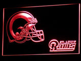 Saint Louis Rams (3) LED Neon Sign Electrical - Red - TheLedHeroes
