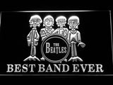 The Beatles Best Band Ever 3 LED Sign - White - TheLedHeroes
