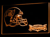 Tampa Bay Buccaneers (2) LED Neon Sign USB - Orange - TheLedHeroes
