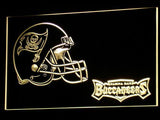 Tampa Bay Buccaneers (2) LED Neon Sign USB - Yellow - TheLedHeroes