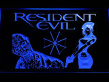 Resident Evil 2 LED Neon Sign USB - Blue - TheLedHeroes