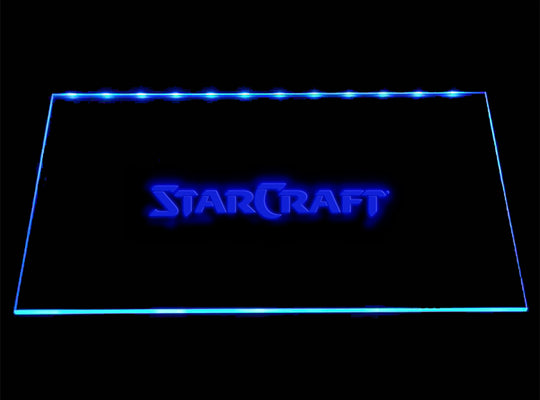 Starcraft LED Sign - Blue - TheLedHeroes