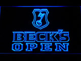 Beck's Open LED Neon Sign USB - Blue - TheLedHeroes
