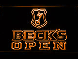 FREE Beck's Open LED Sign - Orange - TheLedHeroes