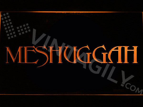 FREE Meshuggah LED Sign - Orange - TheLedHeroes