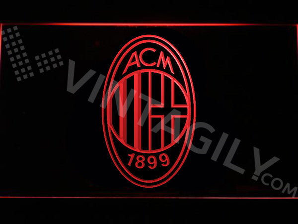 FREE AC Milan LED Sign - Red - TheLedHeroes