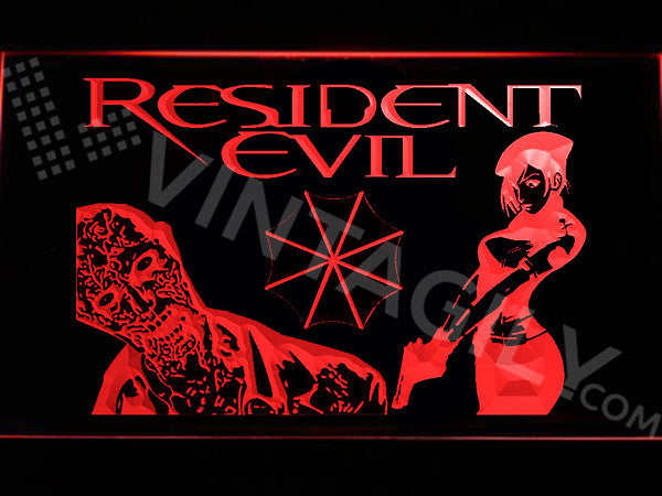 Resident Evil 2 LED Sign - Red - TheLedHeroes