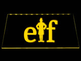 ELF LED Neon Sign USB - Yellow - TheLedHeroes