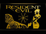 Resident Evil 2 LED Neon Sign USB - Yellow - TheLedHeroes