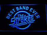 FREE The Strokes Best Band Ever LED Sign - Blue - TheLedHeroes