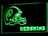 Washington Redskins (3) LED Neon Sign USB - Green - TheLedHeroes