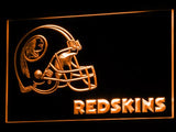 Washington Redskins (3) LED Neon Sign USB - Orange - TheLedHeroes