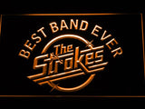The Strokes Best Band Ever LED Neon Sign USB - Orange - TheLedHeroes