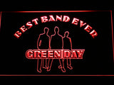 FREE Green Day Best Band Ever (2)  LED Sign - Red - TheLedHeroes