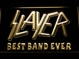 Slayer Best Band Ever LED Neon Sign Electrical - Yellow - TheLedHeroes