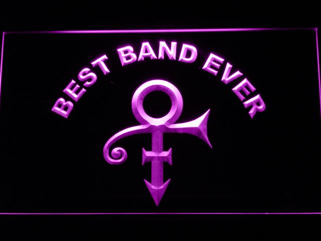 Prince Best Band Ever LED Neon Sign USB - Purple - TheLedHeroes